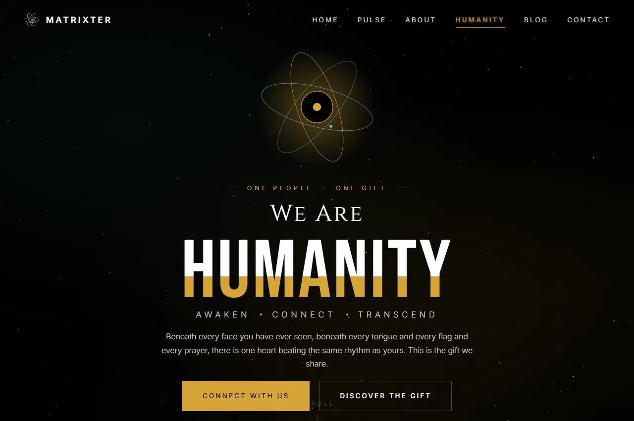 The Humanity experience, an invitation to explore what connects us